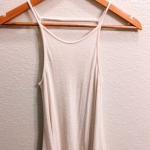 Off-White Comfortable Tank w/ Open Back